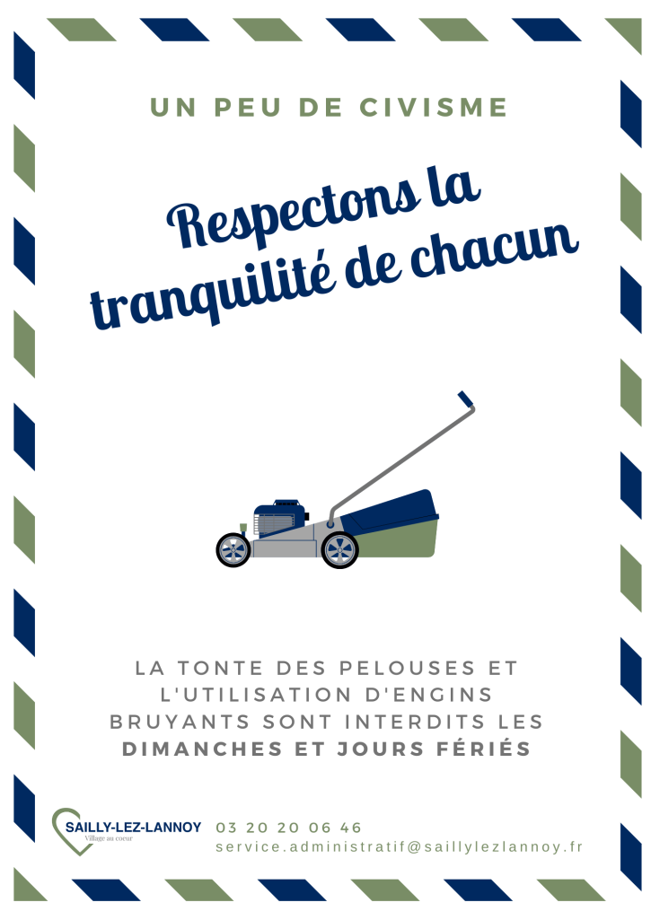 Respections la tranquillité 